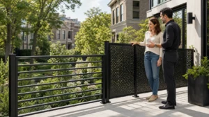 Choosing Between Open and Privacy Balcony Railings in Garden City