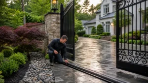 Drainage Considerations for Custom Driveway Gates in Scarsdale