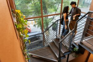 metal stairs