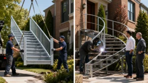 Prefabricated Vs Custom Metal Stairs for White Plains Properties